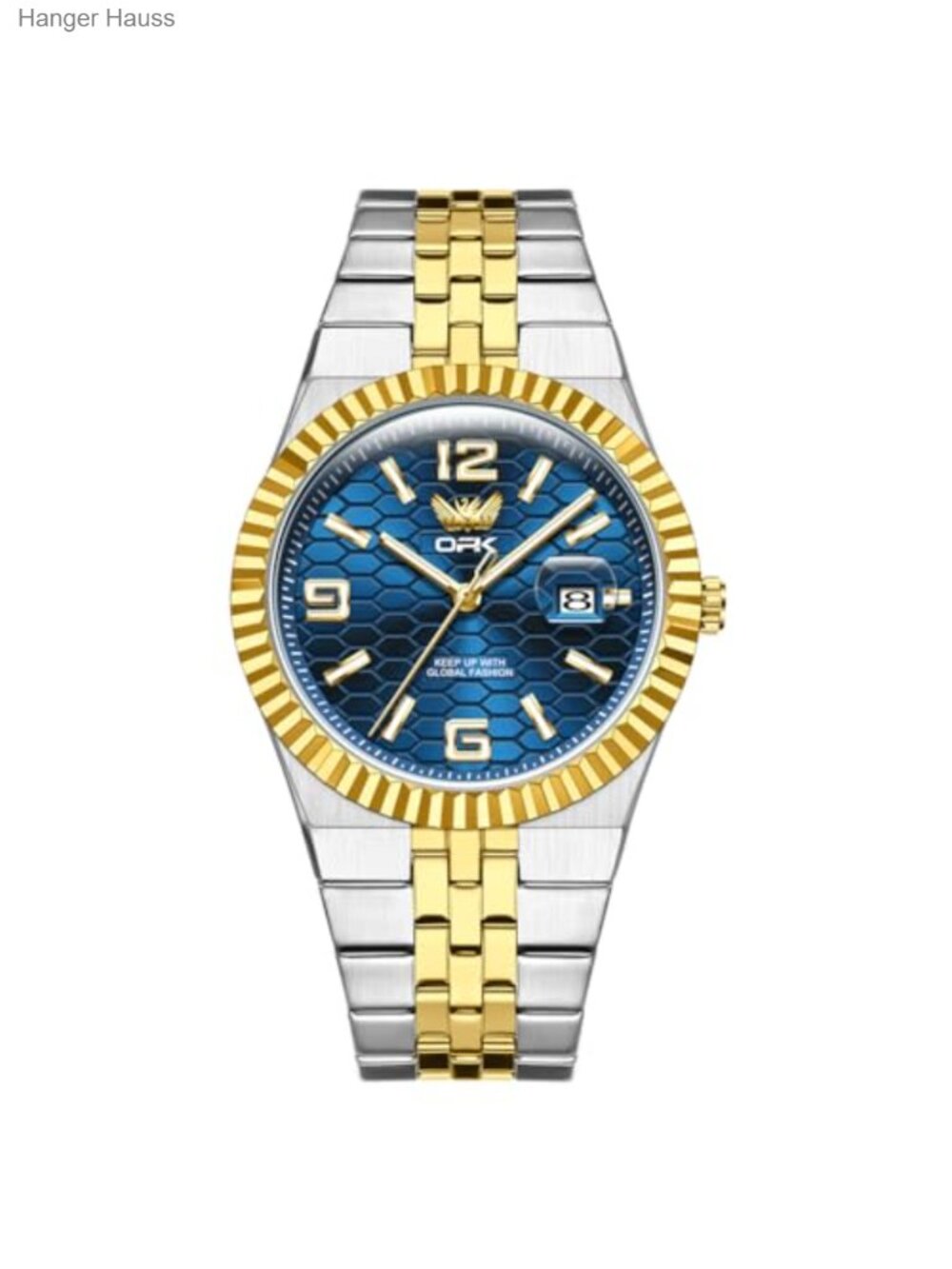 Men's Luxury Waterproof Dress Watch Big Face Easy Read Bracelet